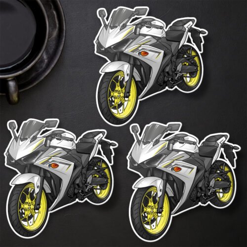 Yamaha YZF-R3 Stickers – Set of 3 | 2015-2018