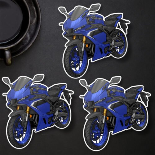 Yamaha YZF-R3 Stickers – Set of 3 | 2025