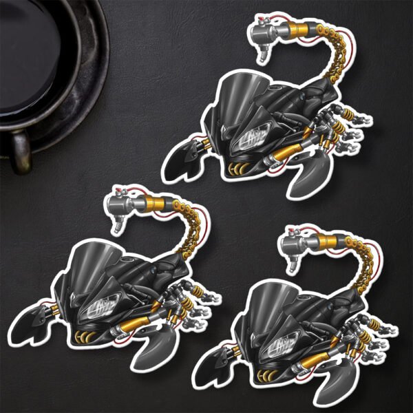 Stickers Yamaha YZF-R6 Scorpion - Set of 3 | 2008-2016 - Image 37