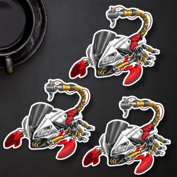 Stickers Yamaha YZF-R6 Scorpion - Set of 3 | 2008-2016 - Image 29