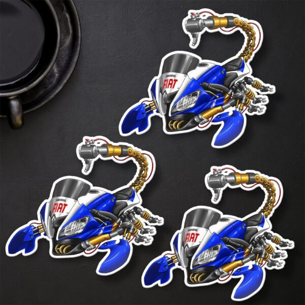Stickers Yamaha YZF-R6 Scorpion - Set of 3 | 2008-2016 - Image 35