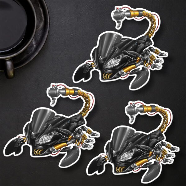 Stickers Yamaha YZF-R6 Scorpion - Set of 3 | 2008-2016 - Image 26
