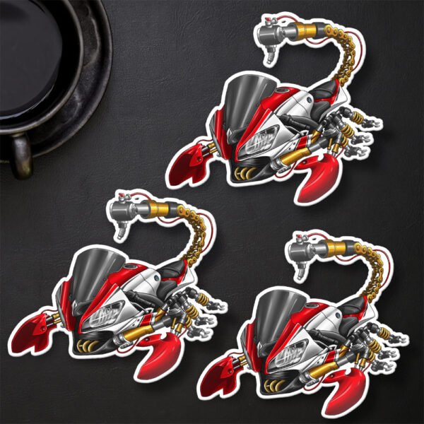 Stickers Yamaha YZF-R6 Scorpion - Set of 3 | 2008-2016 - Image 9