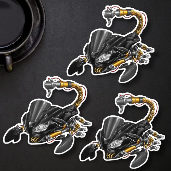 Stickers Yamaha YZF-R6 Scorpion - Set of 3 | 2008-2016 - Image 12