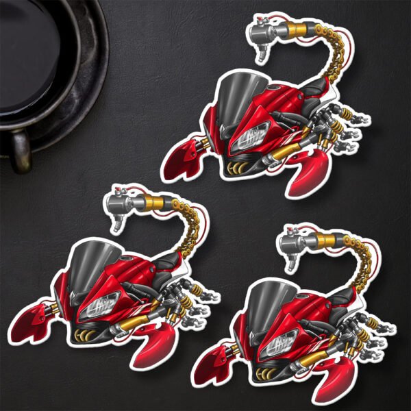 Stickers Yamaha YZF-R6 Scorpion - Set of 3 | 2008-2016 - Image 17