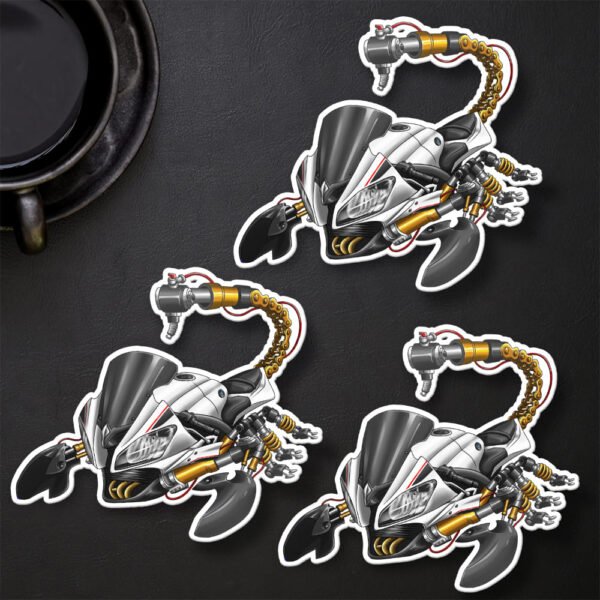 Stickers Yamaha YZF-R6 Scorpion - Set of 3 | 2008-2016 - Image 19