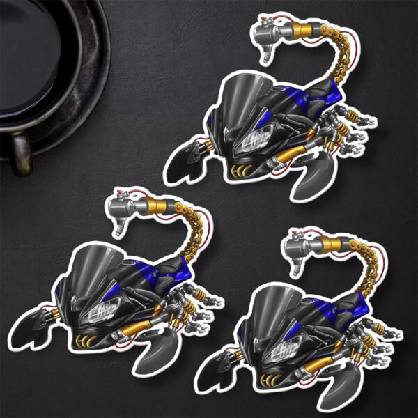 Stickers Yamaha YZF-R6 Scorpion - Set of 3 | 2008-2016 - Image 20