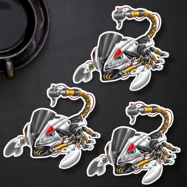 Stickers Yamaha YZF-R6 Scorpion - Set of 3 | 2008-2016 - Image 5